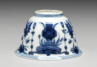 图片[3]-Cup with lanterns decoration in underglaze blue, Ming dynasty, Wanli reign (1573-1620)-China Archive